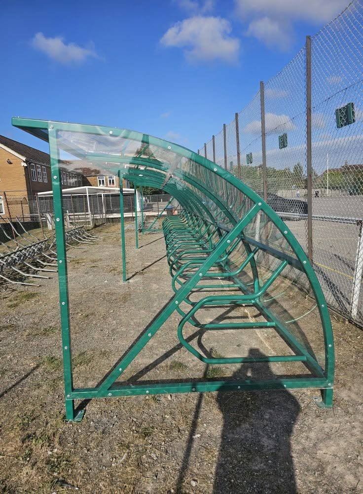 Cycle shelter, Warden Park School, Haywards Heath